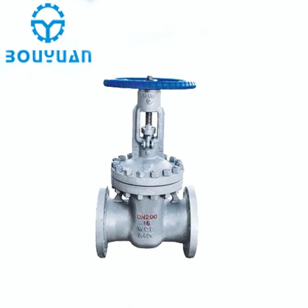 
DN400 PN16 Carbon steel/WCB gost steel flanged slab gate valve 