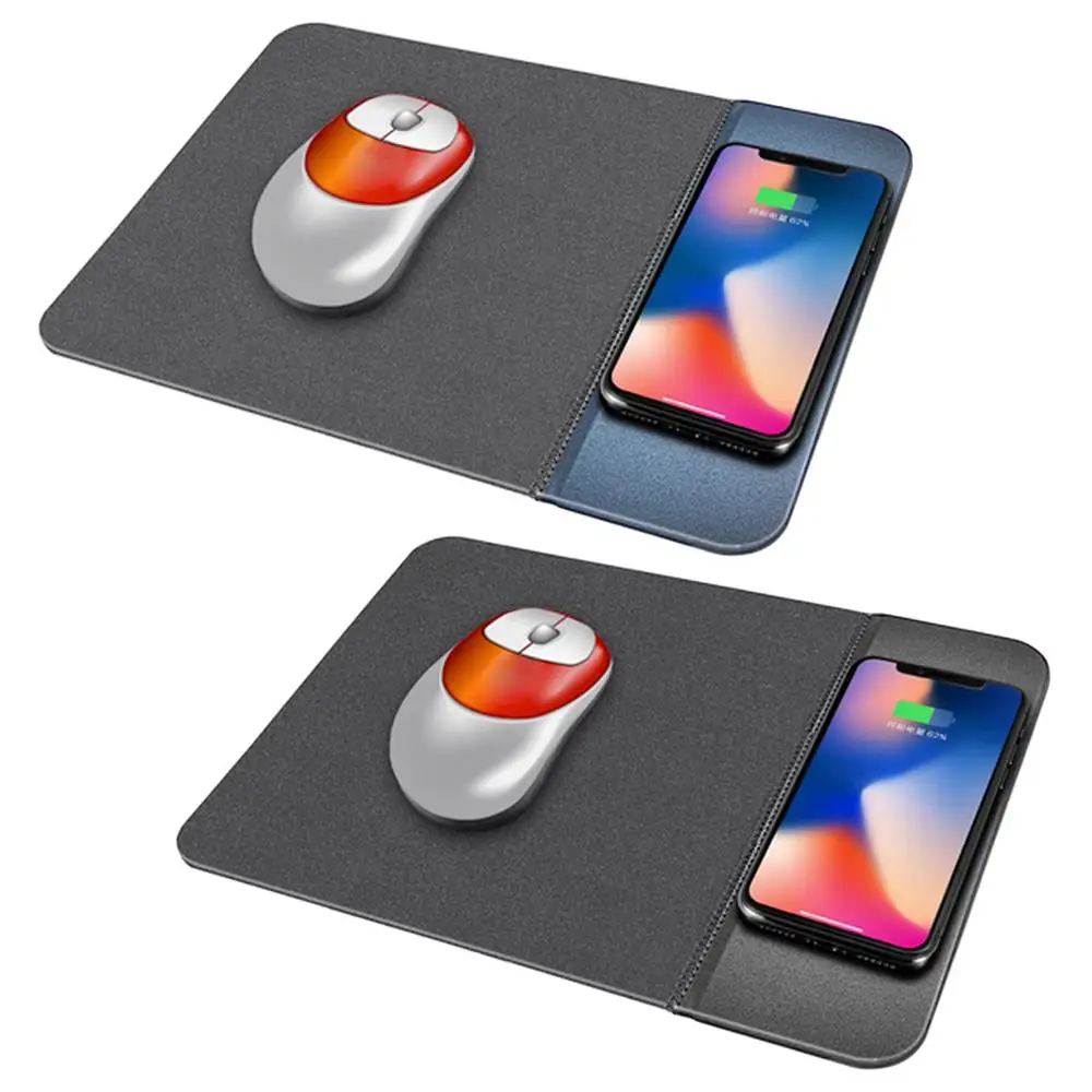 

Mobile Phone fold Qi 10w fast Wireless Charger Charging Mouse Pad Mat for Phone