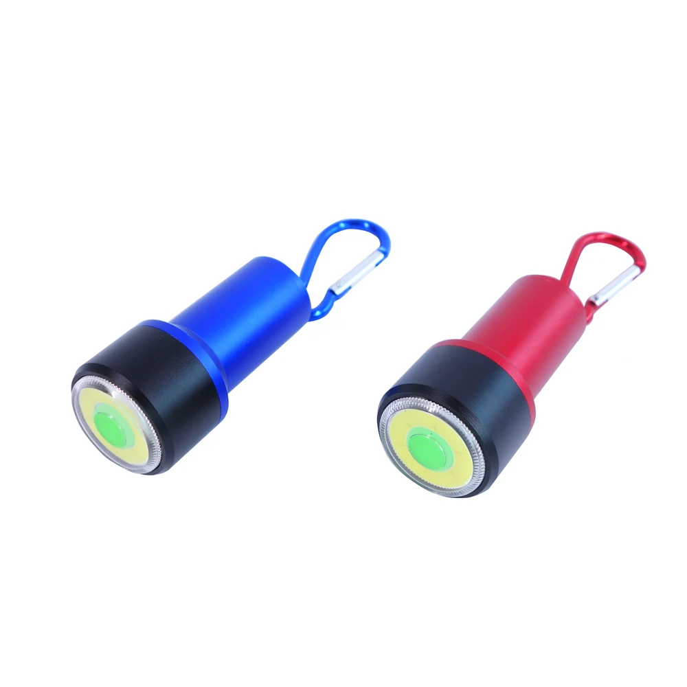 Promotional keychain flashlight COB mini led torch Pocket Camping Torch Flashlight with Hook Torch Flashlight light