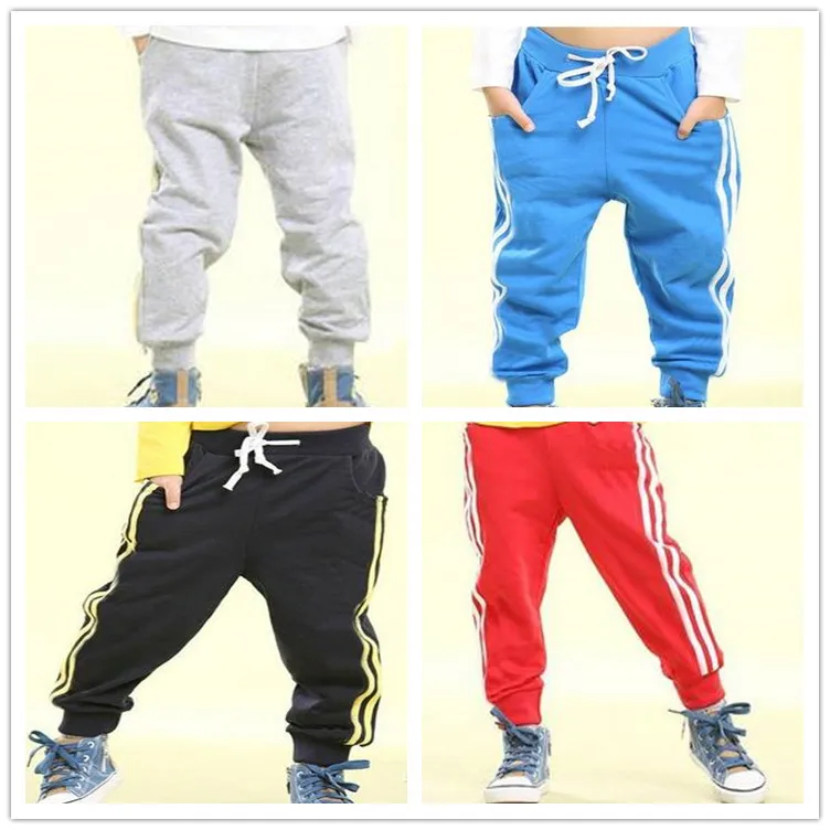 

Fashion Kid Clothes Made In China Boy White Cotton Harem Cargo Pants, As picture;or your request pms color