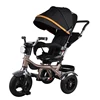 3 EVA wheels push baby tricycle with canopy / 4 in 1 baby tricycle 2019