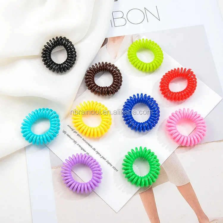 Jhhd001 Rdt Wholesale Cheap Kids Candy Color Telephone Line Coil