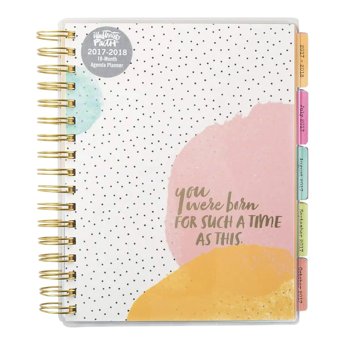 Weekly Monthly Agenda Organizer Planner Notebook Print With Colored Tab