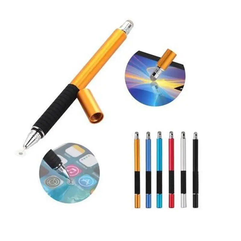 

Wholesale Hot Amazon capacitive replaceable disc stylus touch pen for Iphone Ipad samsung and all types of touch screen device, Black,gold,red,blue,silver,purple,green,wathet blue