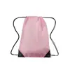 Factory supply recycling drawstring polyester outdoor backpack