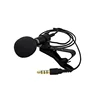 Omnidirectional PC Lavalier Microfone Tie Clip On Lapel Microphone Professional Wired Mic for Computer Earphone Smartphone