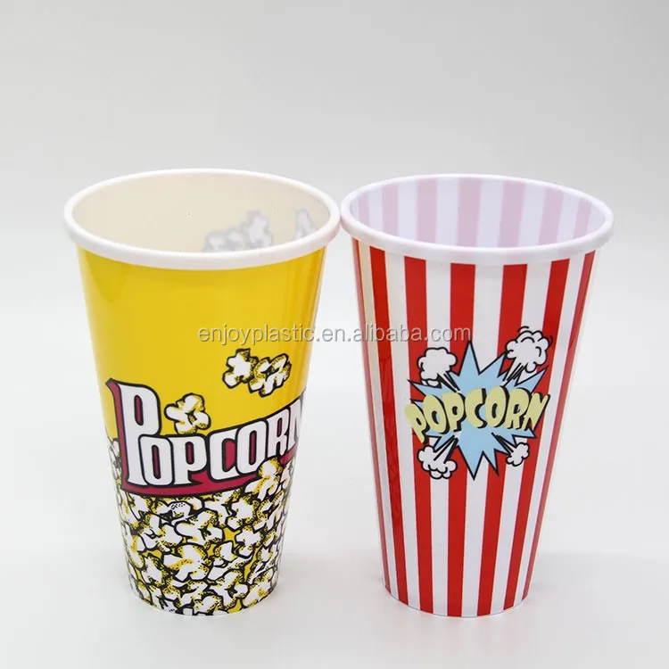 Reusable Pp Plastic Custom Popcorn Bucket Container 1l Buy Custom