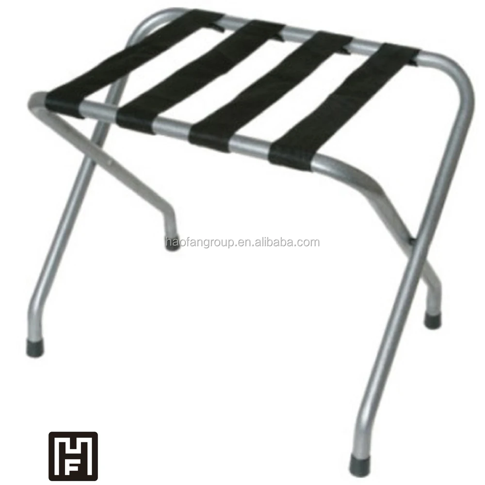 
Chrome Backless Luggage Rack w/Black Straps 5 in a case 