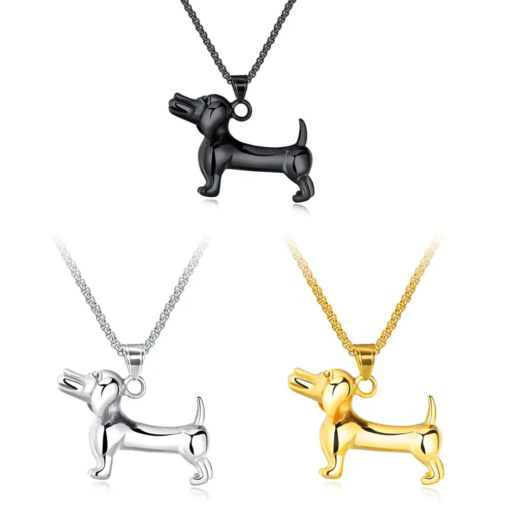 

SpongeBob 12 Zodiac Poodle Dog Model Titanium Steel Men's Necklace, N/a