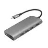 amazon hot selling 4K Type c 3.0 USB HUB to VGA DP RJ45 universal Laptop Docking Station