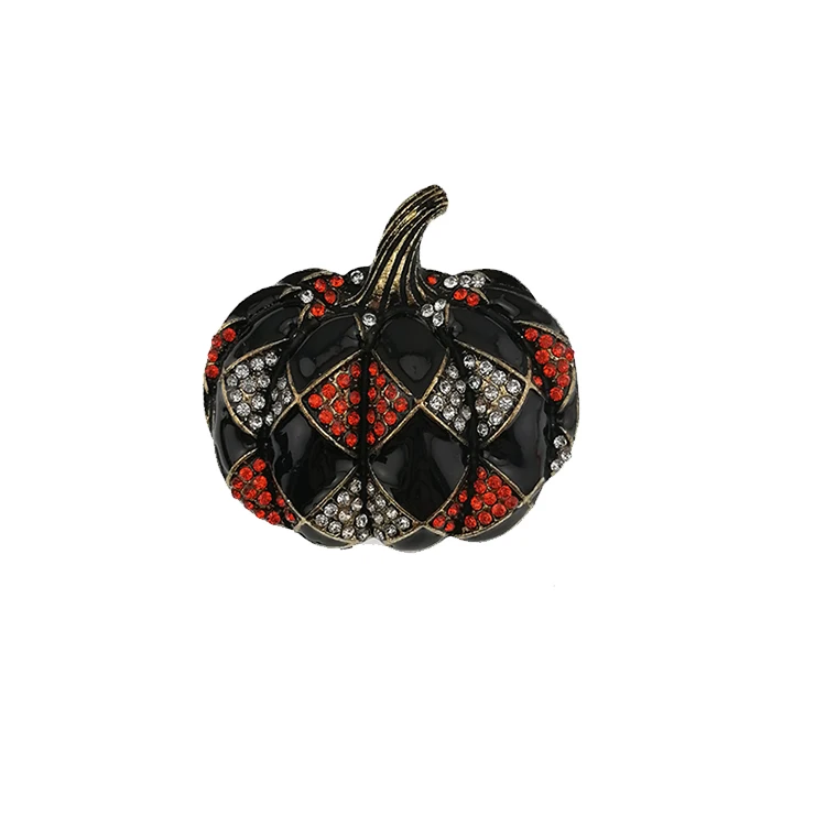 

Happy Halloween Pumpkin Brooch pin in Zin Alloy For Thanksgiving, Millions of colors