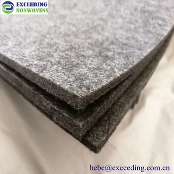 100 Polyester 5mm 8mm 10mm Thickness Hard And Thick Needle Felt Polyester 5mm 8mm 10mm Thickness Hard