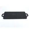 rectangular BBQ grills cast iron griddle reversible fry pan