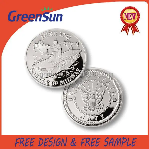 Souvenir Challenge Coin silver coin nickel plated coin