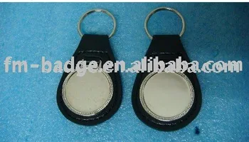 blank leather keychain fob wholesale larger key