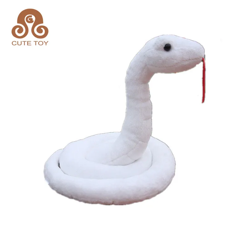 white snake plush