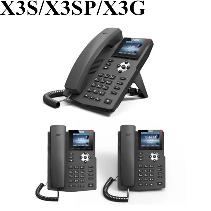 Telefono IP Fanvil X3P Blue - Telefono VOIP SIP 2 linee, PoE - ALIMENTATORE  non incluso