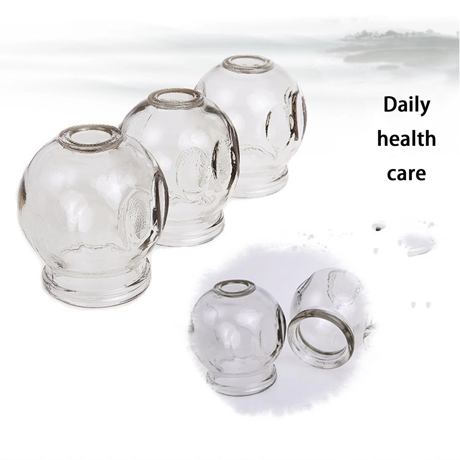Top Quality Wholesale Hijama Cupping Set Chinese Fire Glass Cupping Cups Glass Therapy Cupping