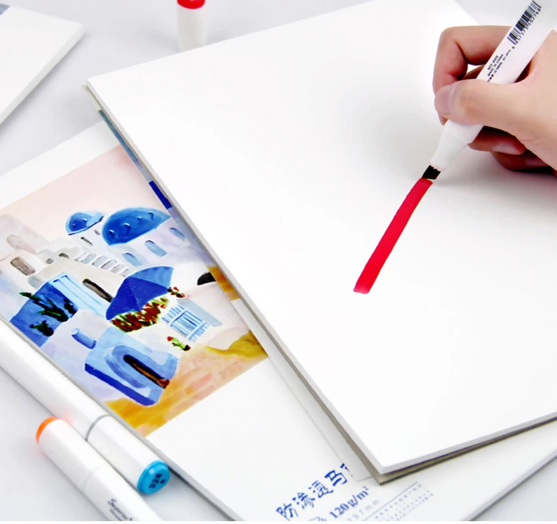 
Professional layout markr pen paper notebook 