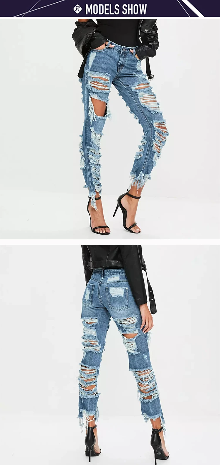 damage jeans for womens online
