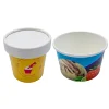 Wholesale Custom Ice Cream Container Disposable Individual Paper Cup Ice Cream