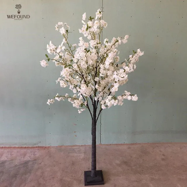 

CB51028 mini artificial mini cherry blossom tree for wedding decoration, White