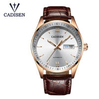 

CADISEN C1020 Top Luxury Business Casual Men Watches Calendar Automatic Self Wind Analogue Dial Window Relogio Masculino