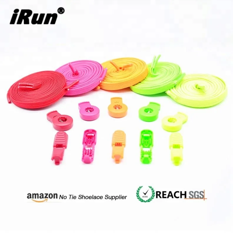 

iRun Creative Gift Elastic Weave Tape No Tie Locks Laces Elastic Lock Lace Triathlong Rope Lace For Platform Shoes