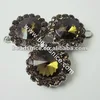 Wholesale push button cabinet locks in Fushcia Color decorative rhinestone buttons