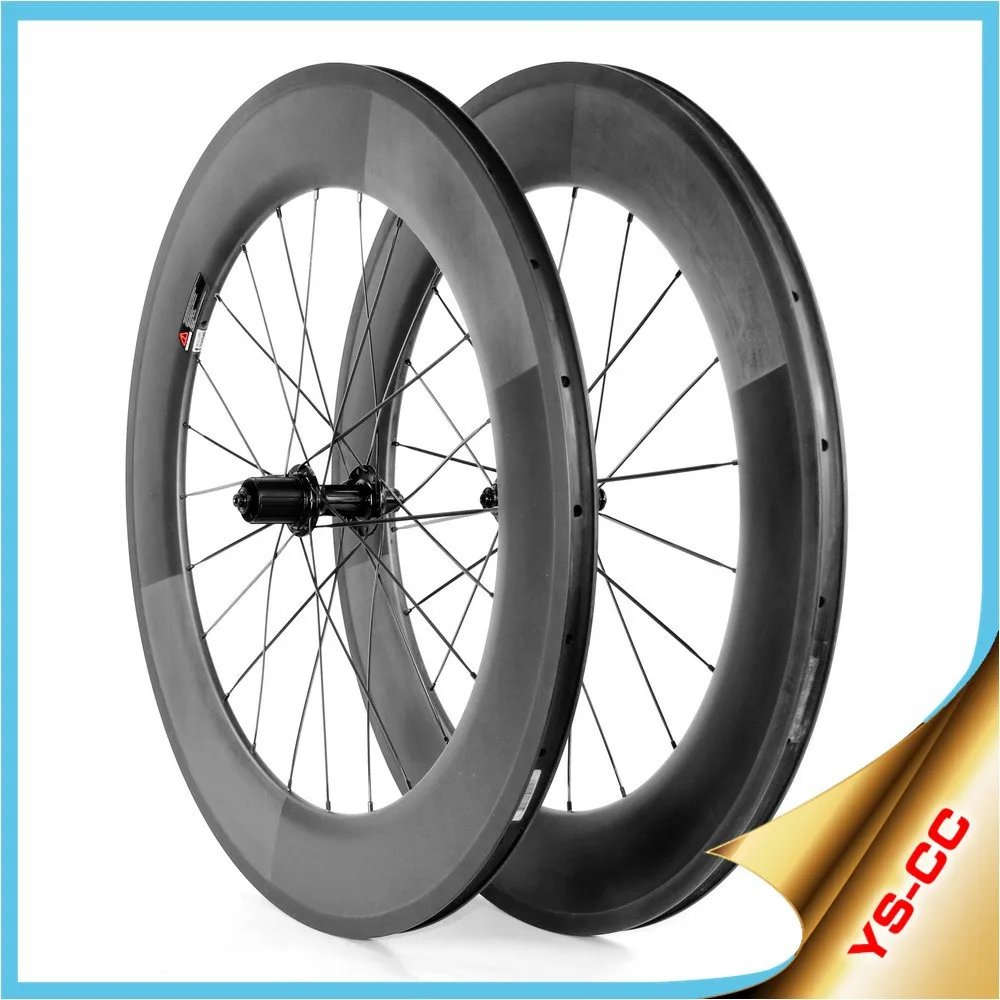 Hot-selling!! 700C cycling wheels 88mm chinese road wheels clincher carbon road wheels china 2015CC-88C-W