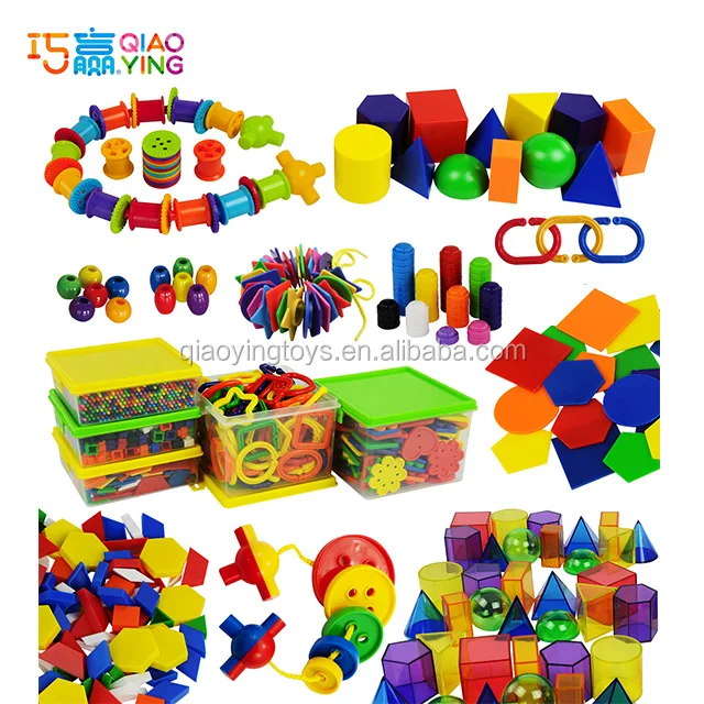 
Plastic Base Ten Cube, Advanced Mathematics Learning Play Set for Kids 