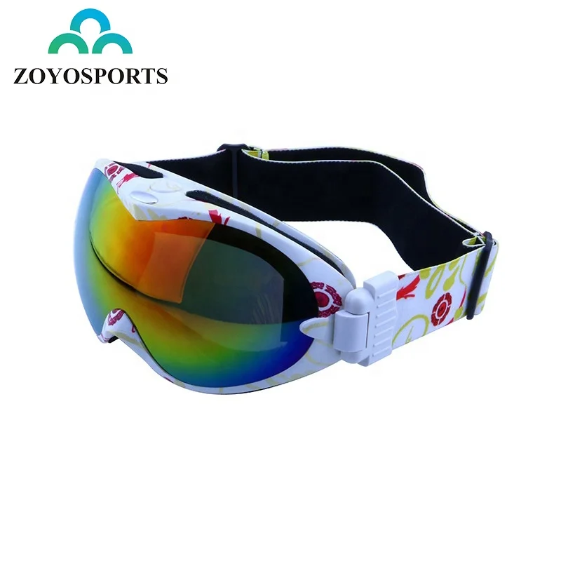 

ZOYOSPORTS Custom flower band Snow Goggles Double UV400 anti-fog Men Women Winter Sports Skiing goggles, Customized