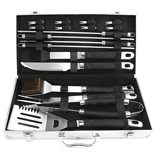 Grill Accessories Storage Find Get Quotations Doatry Heavy Duty 21 Piece Bbq Tools Set Stainless Steel Grill Accessories