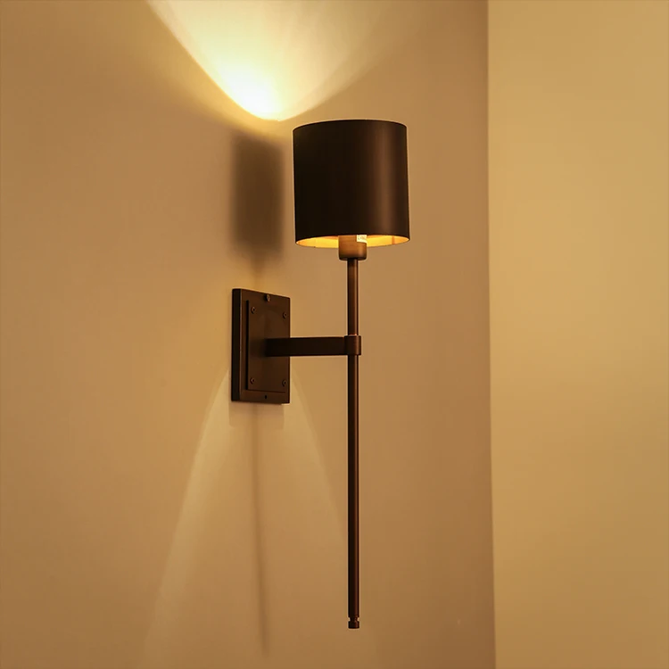 China High Quality Antique Wall Lamp For Indoor Decoration Black Wall Lamp