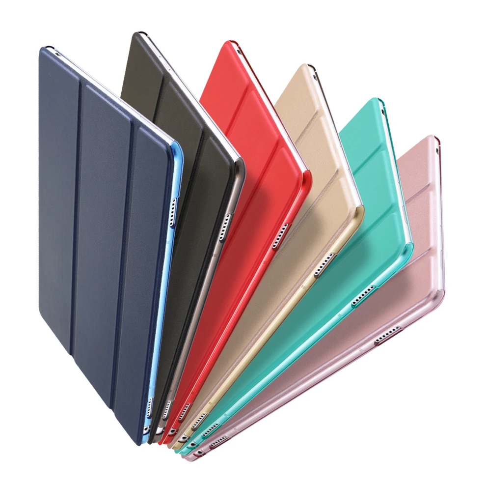 

Silicone Shell Case for Apple iPad air 1/2 Smart Cover Auto Wake/Sleep, Kinds of color available in stock