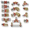 china pipe connecting brass fitting for plumbing system