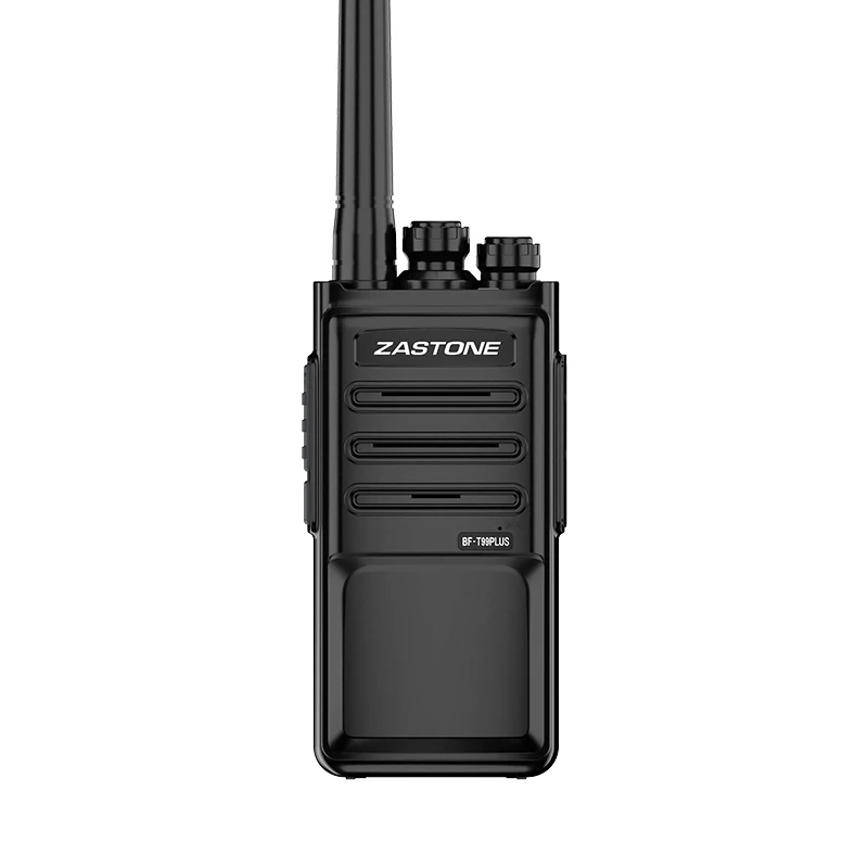 

ZASTONE professional best price ZT99 handheld uhf 5w radio for police good quality walkie talkie, Black