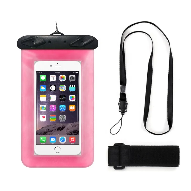 

New Water Proof Mobile Phone Case Pvc Waterproof Cell Phone Carry Bag For Phone Accessories, 10 colors