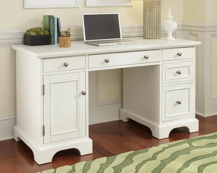 Cheap White Solid Wood Writing Desk Home Computer Desk Buy