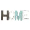Multicolor Rustic Wood Home Decorative Sign Standing Cutout Worden Decor