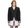 OEM Custom Women Long sleeve Black Frayed technical satin Jacket