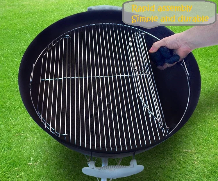 Heavy Duty Cleaning Rectangular 3/8" Stainless Steel Fire Pit Gas Kettle Grill Grate Buy