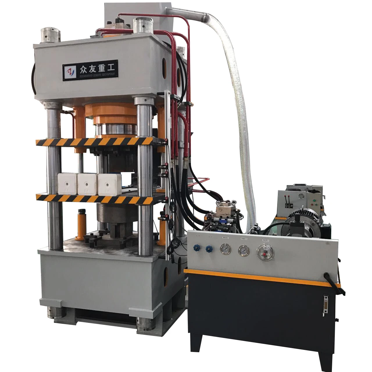 Zhongyou Plc Control Hydroforming Machine Four-column Animal Licking ...