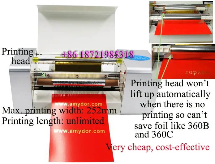Amydor Amd360a Digital Hot Stamping Machine Foil Printer Digital Sheet