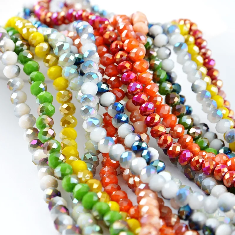 

Wholesale top quality fashion crystal beads, glass beads for jewelry making, Please check in color card