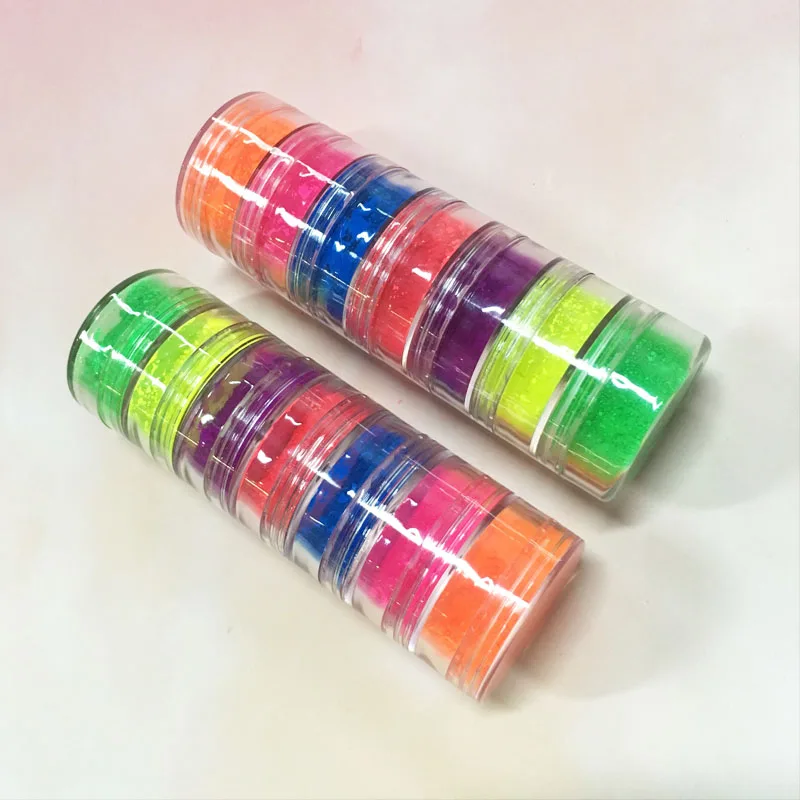 hot sales Wholesale Eyeshadow Loose Neon Pigment Eyeshadow 7 Colors in one set eye shadow private label