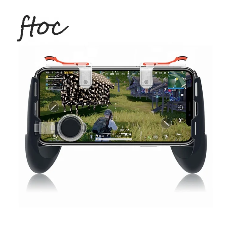

New Bundle Mobile L1R1 Controller For Fire&Aim Metal Buttons, Clear+black