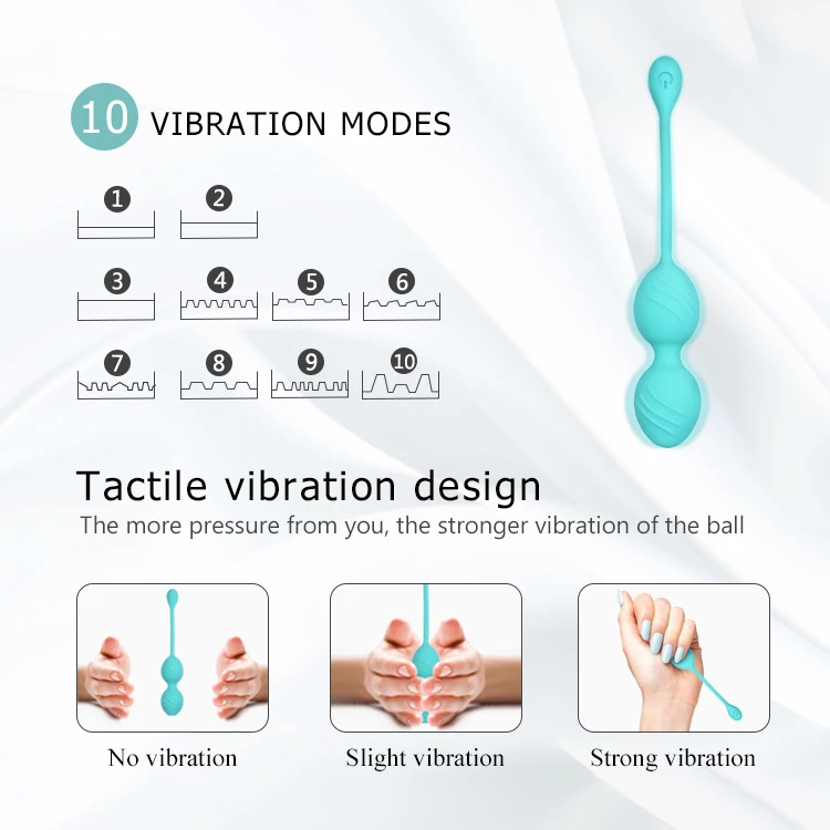 Sextoy Full Liquid Silicone Rechargeable Ipx7 Waterproof Vagina Balls Vibrator Sex Toy Kegel Exercise Device For Women