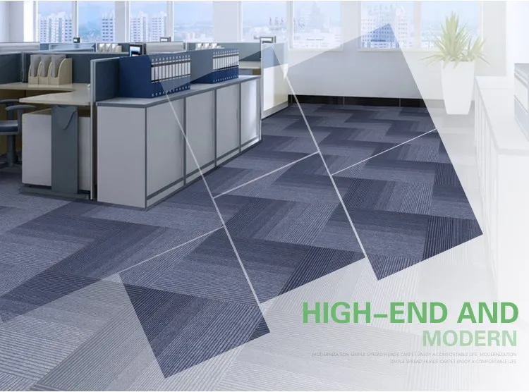 Modern Design Nylon Solution Dyed Office Carpet Tiles