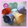 Customize Laser Cut Flower Cupcake Wrapper Wedding Party Supplies Cake Decorations